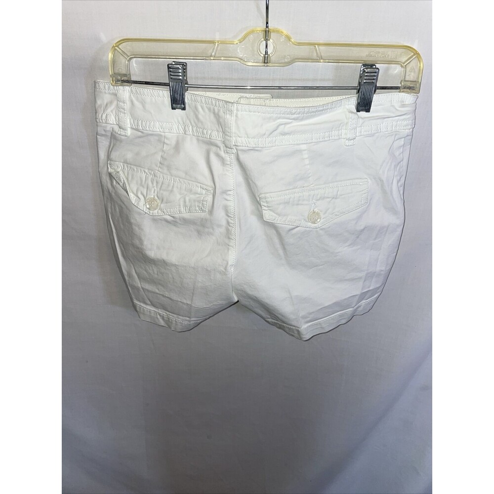 Falls Creek Sport Shorts Women's Size 6 White Zip Fly Pockets Belt Loops - Picture 8 of 12